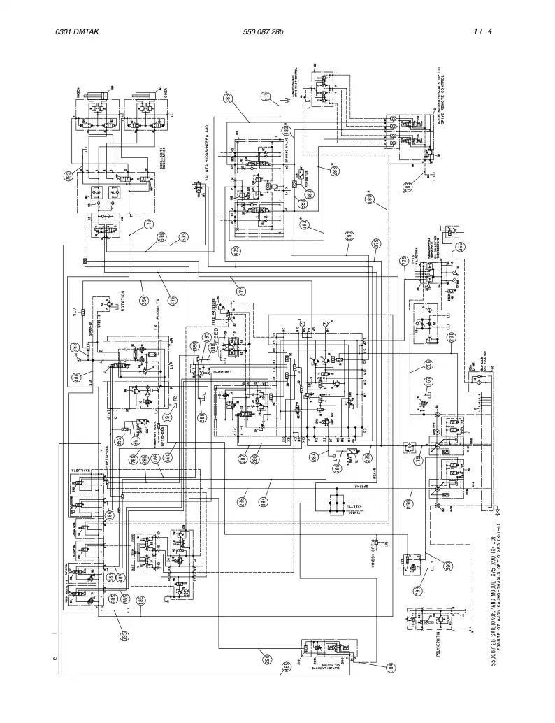 55008728c 550 087 28c CIRCUIT DIAGRAM, RECEIVER MODU - Sandvik Technical Drawing
