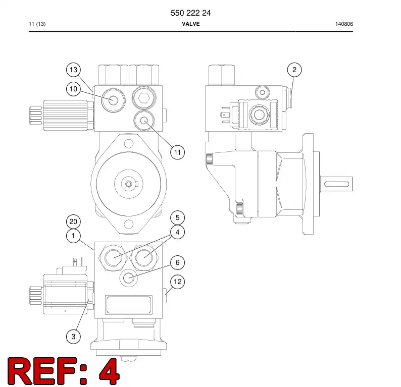 55008758a 550 087 58a Bolt, Banjo - Sandvik Technical Drawing