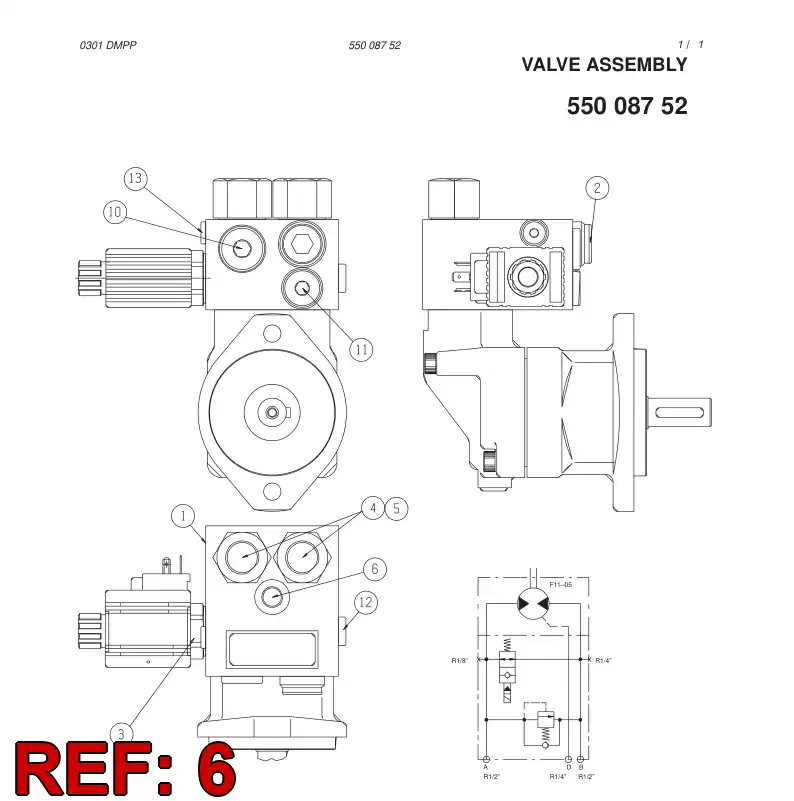 55008762 550 087 62 O-RING - Sandvik Technical Drawing