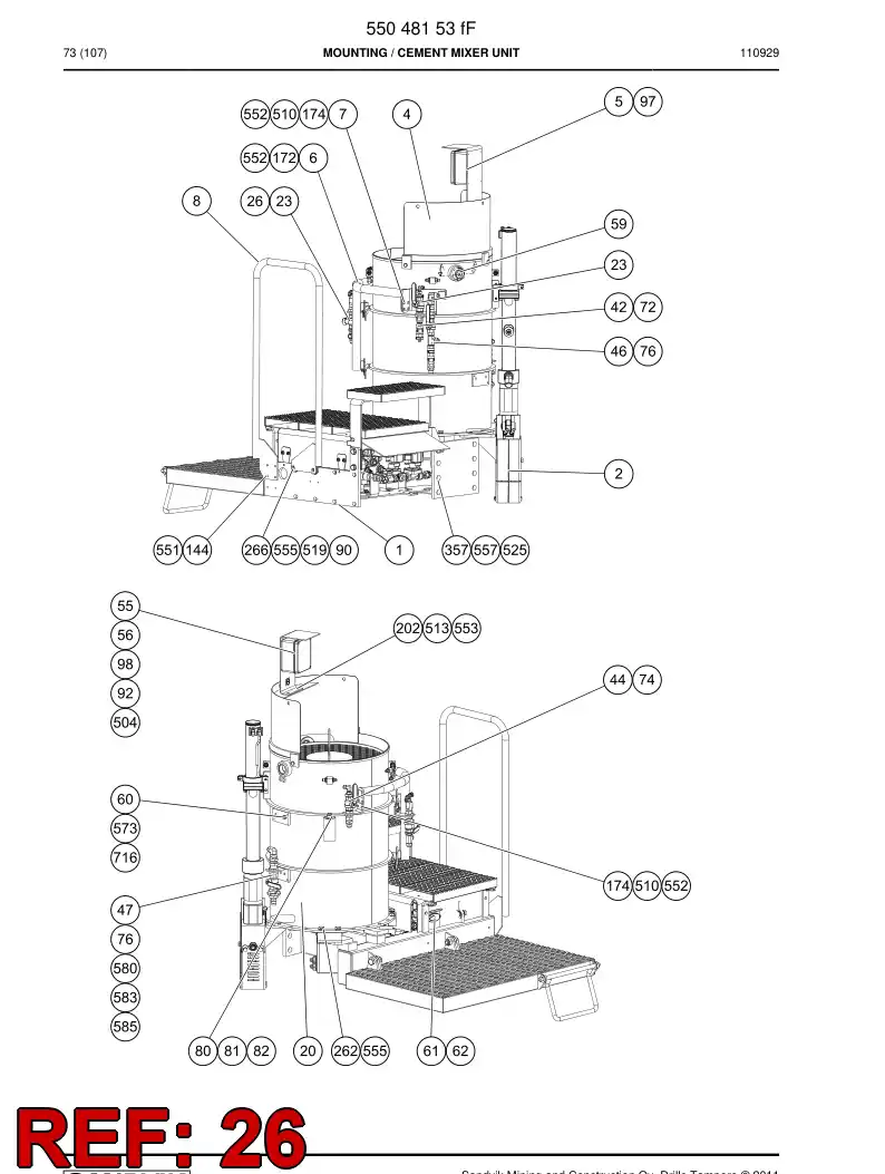 55008853 550 088 53 Flat bar - Sandvik Technical Drawing