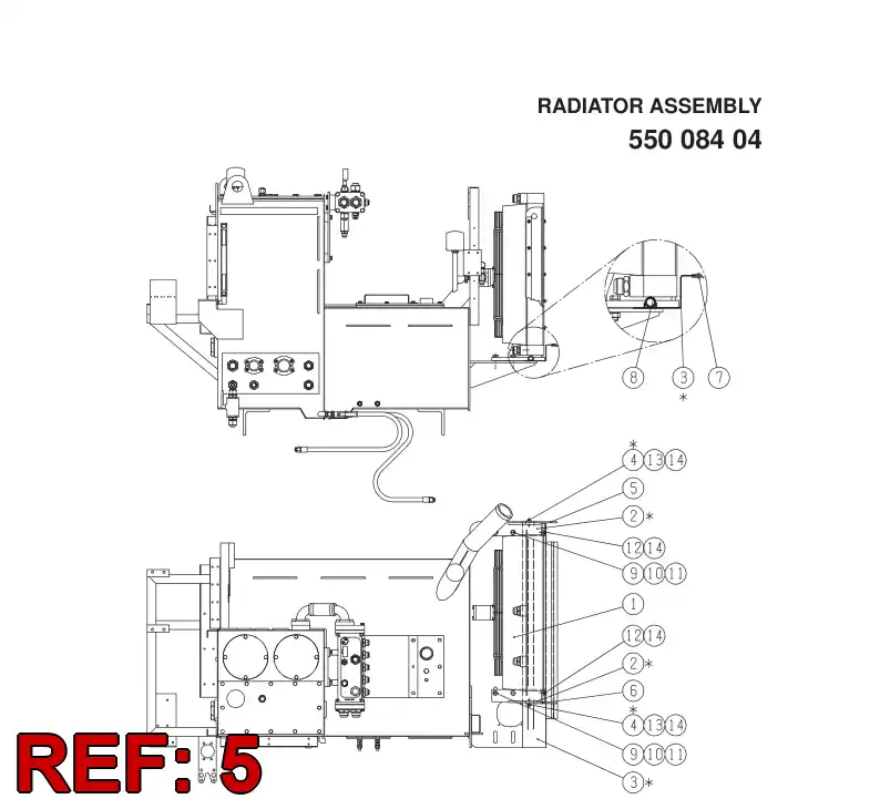 55008950 550 089 50 RUBBER SHEET - Sandvik Technical Drawing