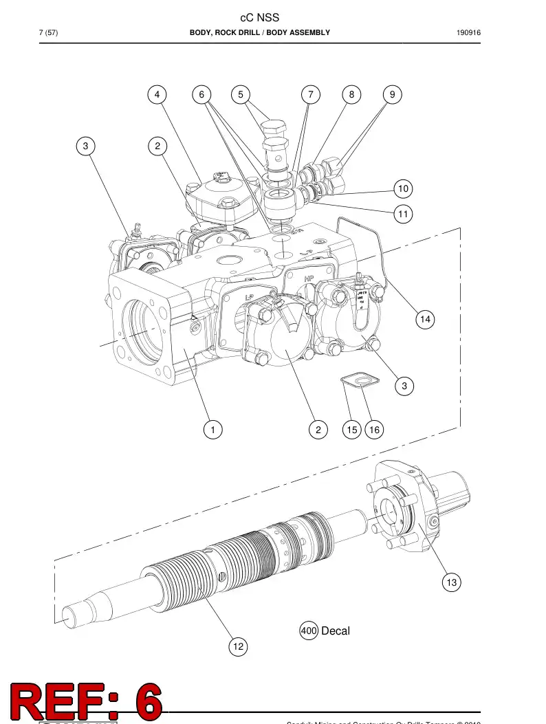 55009101 550 091 01 USIT-SEAL - Sandvik Technical Drawing