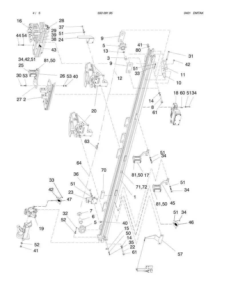 55009195 550 091 95 FEED - Sandvik Technical Drawing