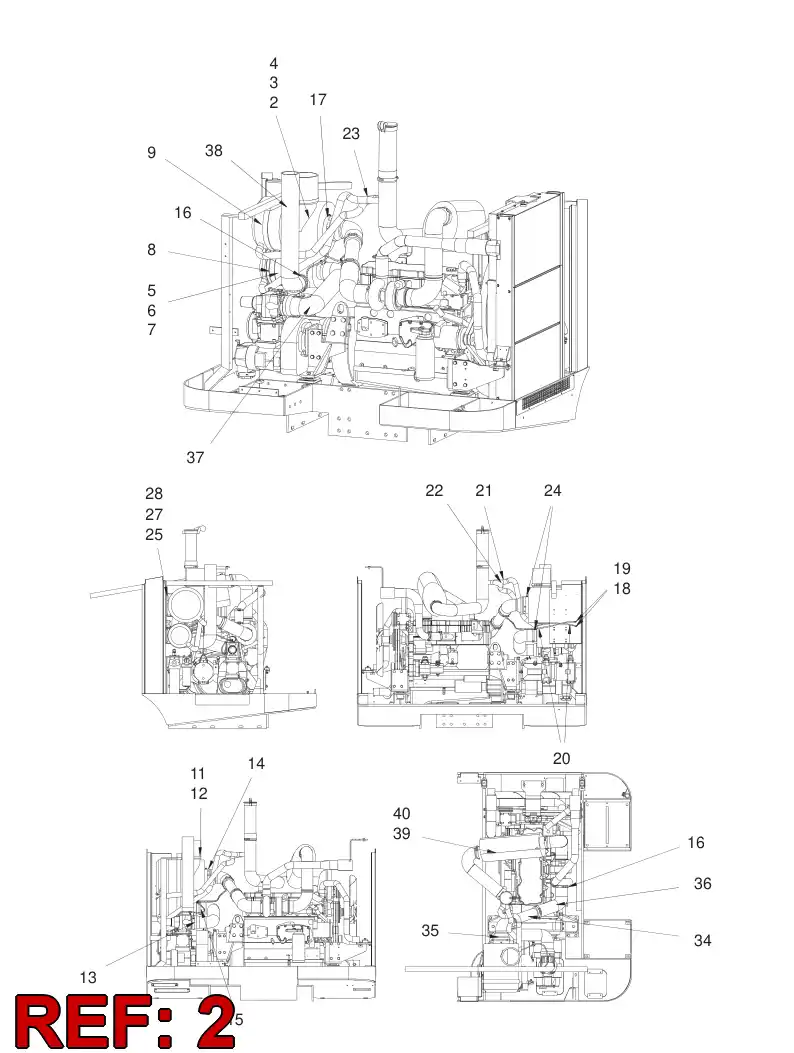 55009422 550 094 22 AIR FILTER - Sandvik Technical Drawing