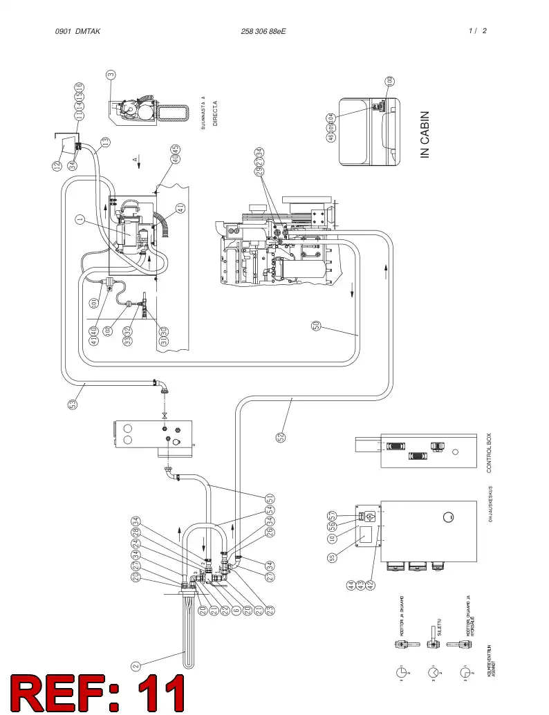 55009621 550 096 21 SUPPORTING BLOCK - Sandvik Technical Drawing