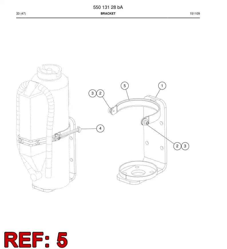 55009692a 550 096 92a BANDA - Sandvik Technical Drawing