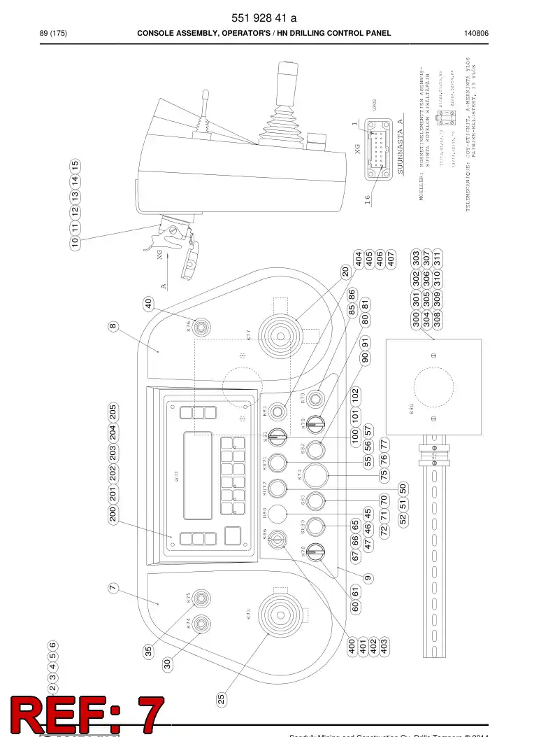 55009771a 550 097 71a ADHESIVO - Sandvik Technical Drawing