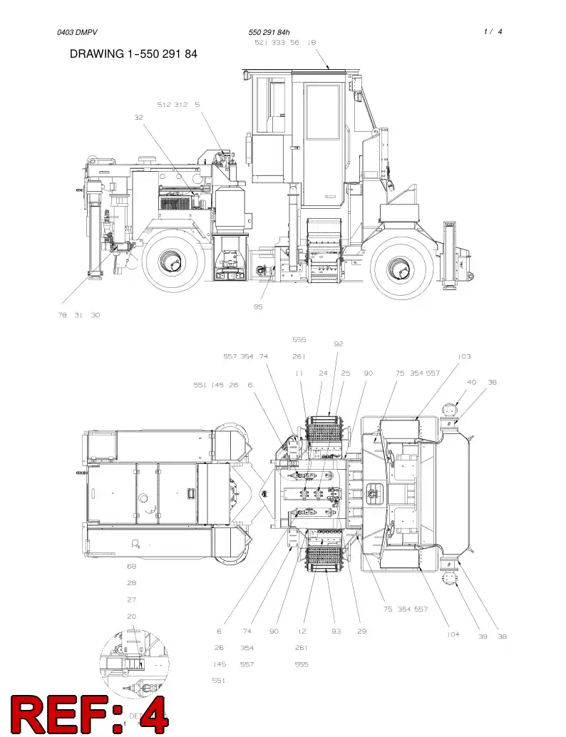 55009806 550 098 06 POWER PACK ASSEMBLY - Sandvik Technical Drawing
