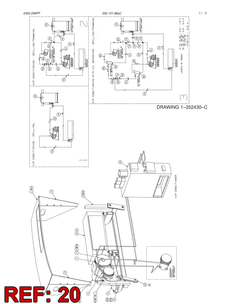 55009899 550 098 99 SPACER - Sandvik Technical Drawing