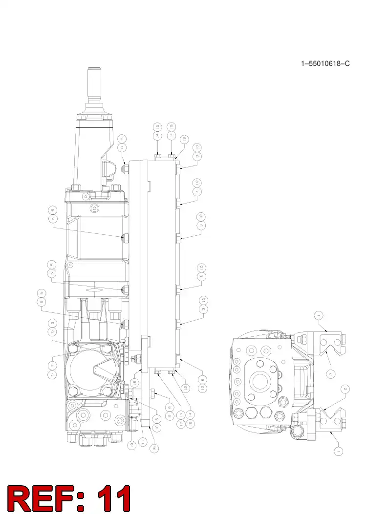 55010167 550 101 67 BUSHING - Sandvik Technical Drawing