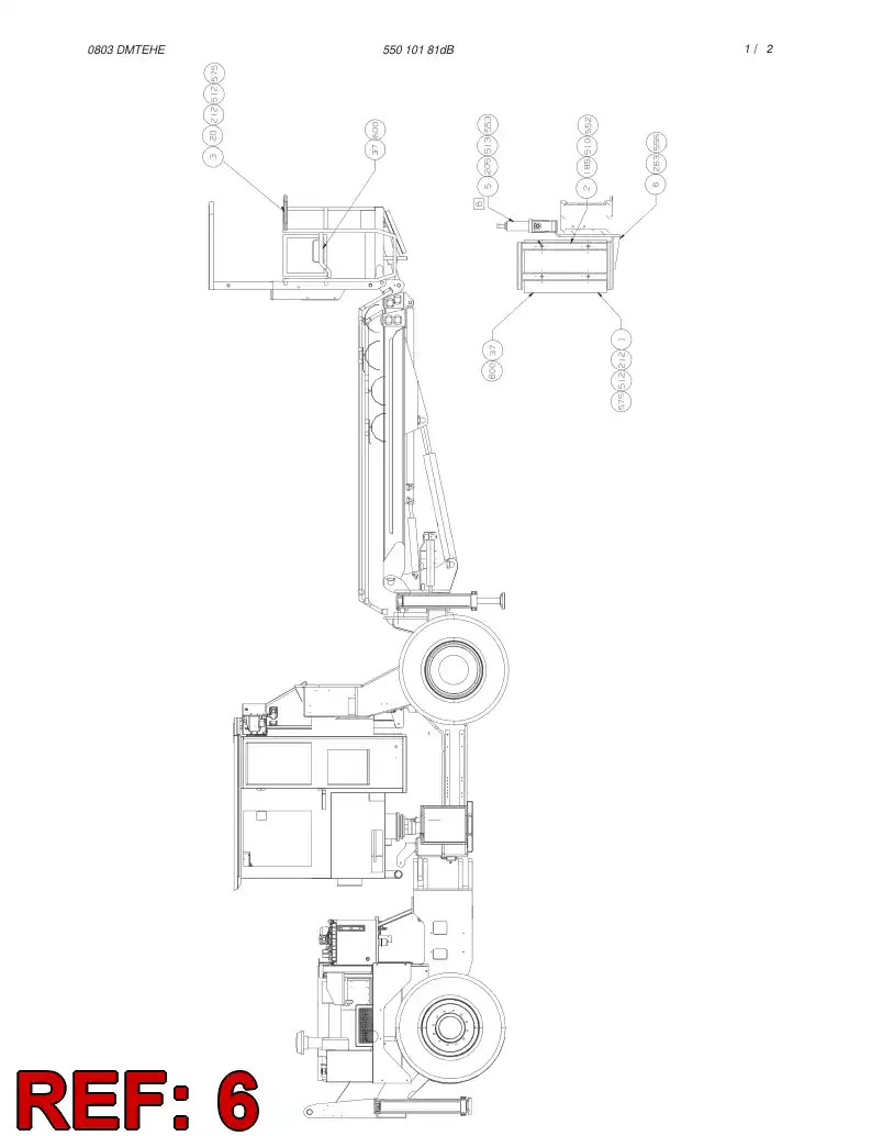 55010204 550 102 04 BRACKET - Sandvik Technical Drawing