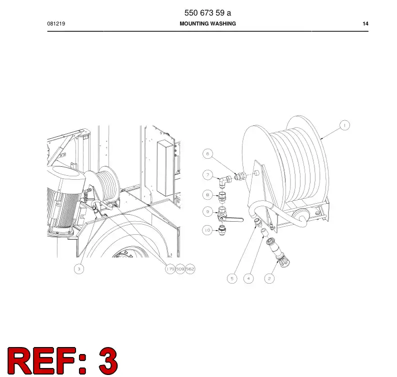 55010367 550 103 67 BRACKET - Sandvik Technical Drawing