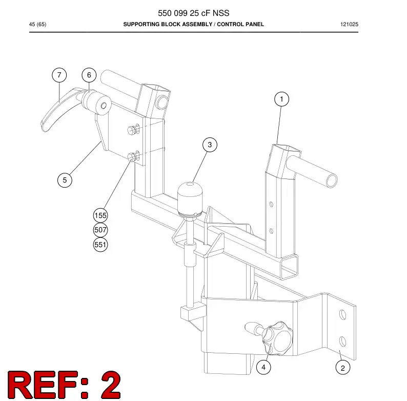 55010432 550 104 32 Guide - Sandvik Technical Drawing