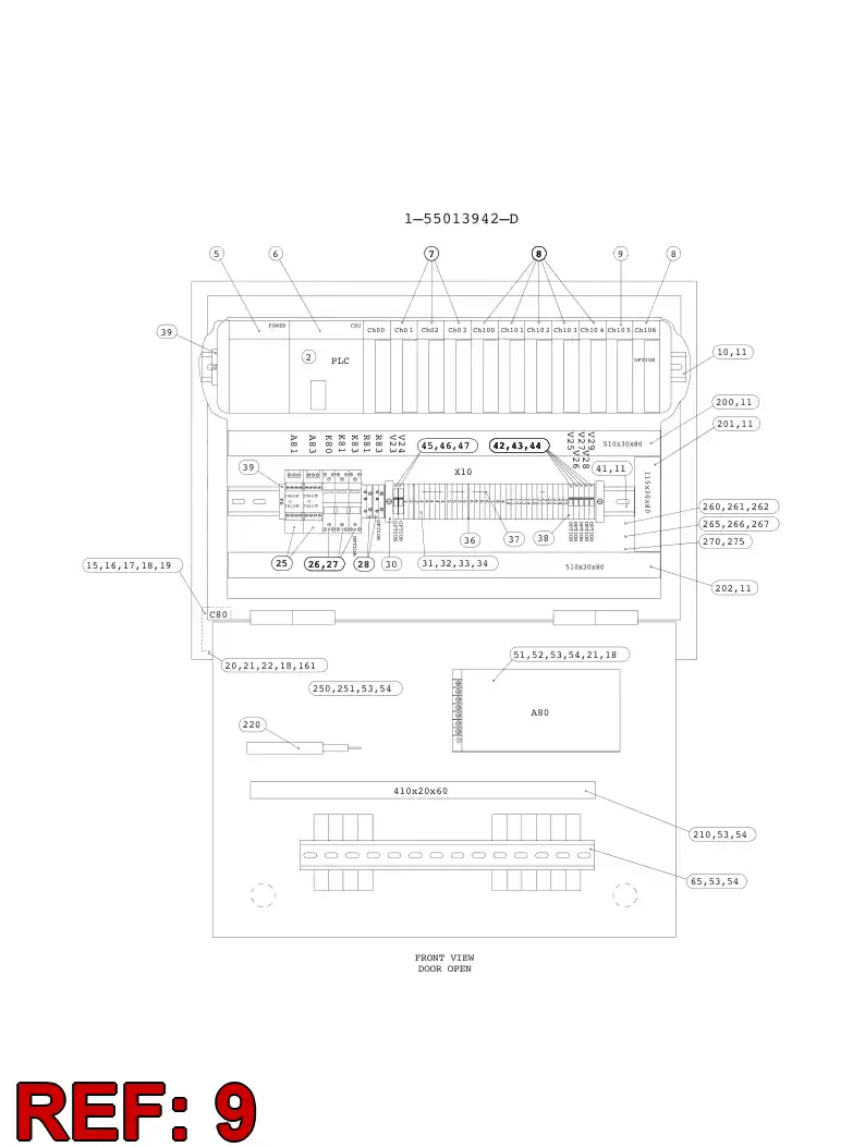 55010691 550 106 91 PLC ACCESSORY - Sandvik Technical Drawing