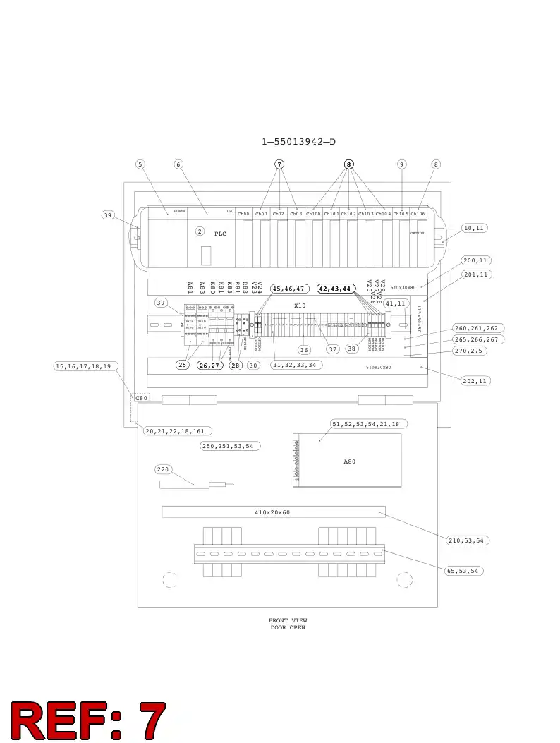 55010692 550 106 92 PLC ACCESSORY - Sandvik Technical Drawing