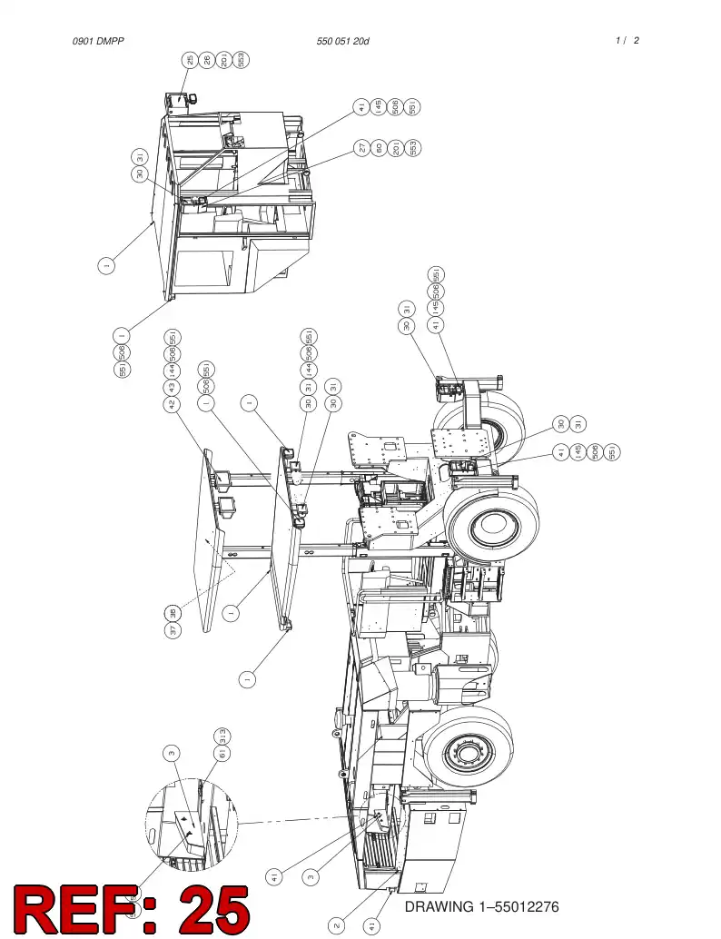 55011065 550 110 65 LIGHT - Sandvik Technical Drawing