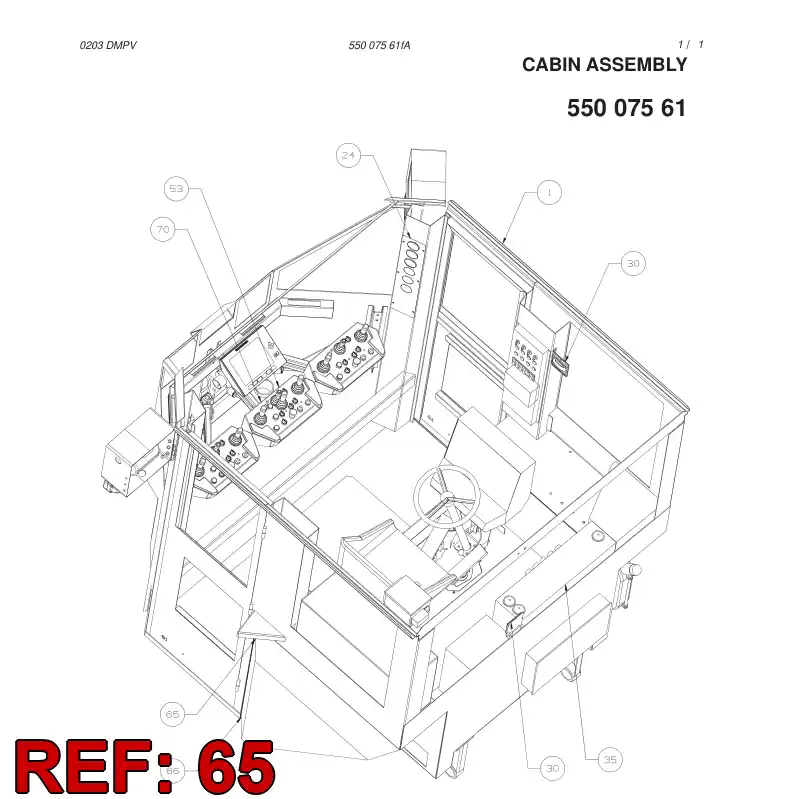 55011139 550 111 39 GASKET PLATE - Sandvik Technical Drawing