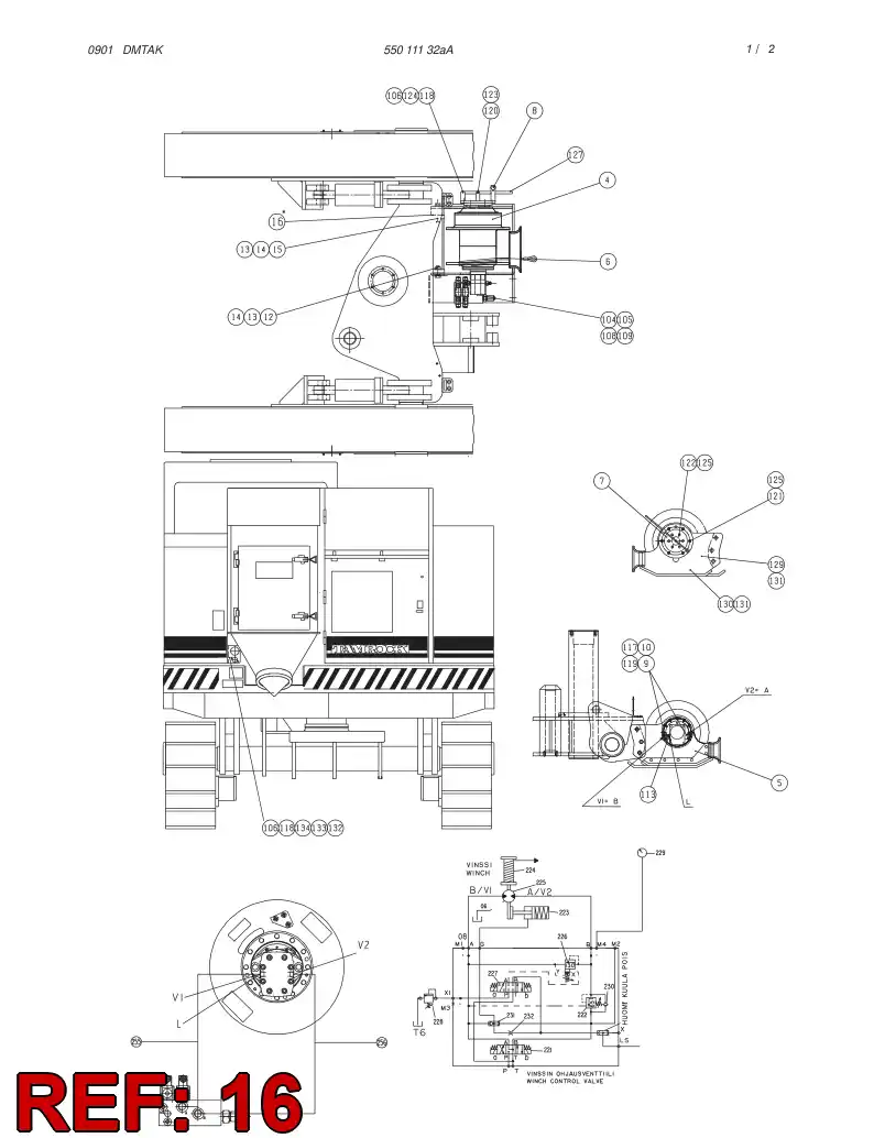55011187 550 111 87 SHIM - Sandvik Technical Drawing