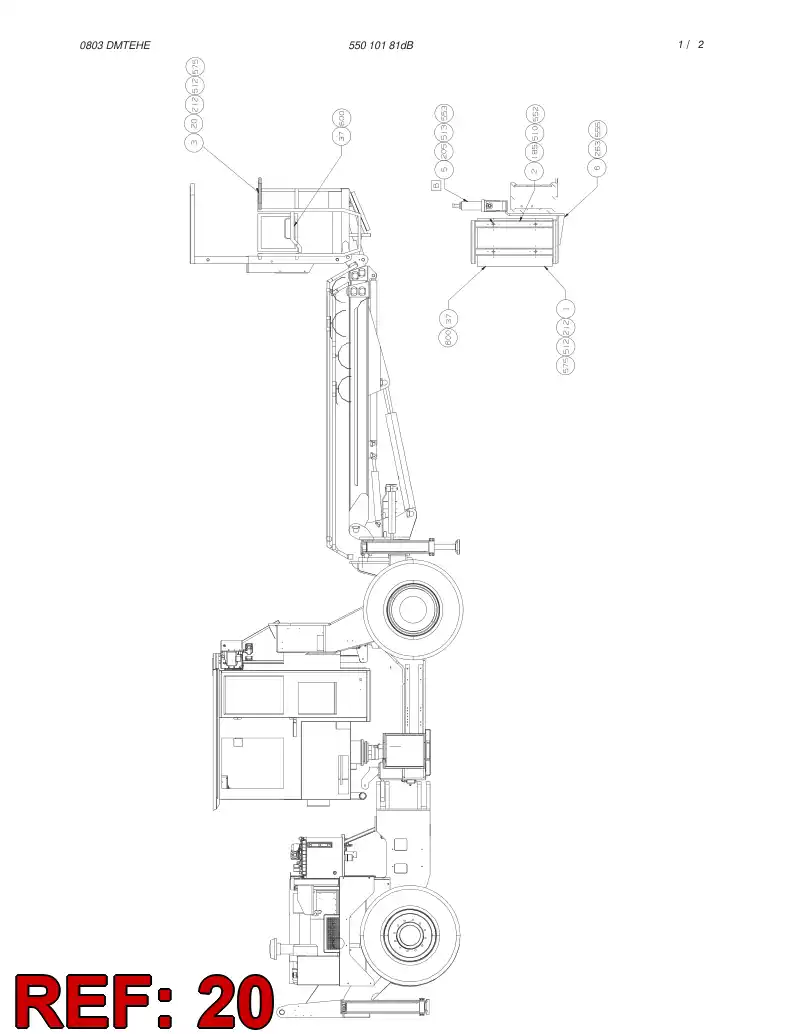 55011557 550 115 57 BRACKET - Sandvik Technical Drawing