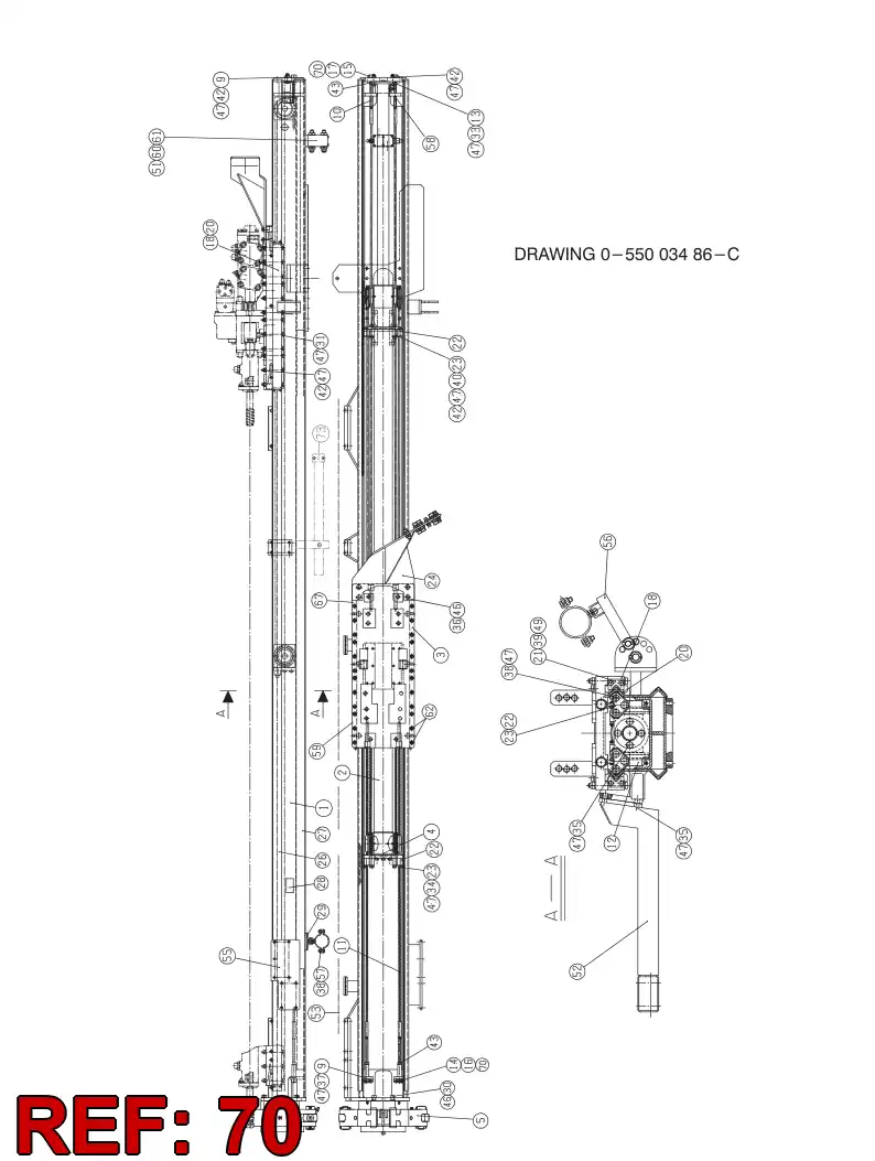 55011704 550 117 04 Disk spring - Sandvik Technical Drawing