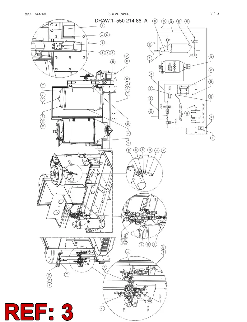 55011757 550 117 57 BRACKET - Sandvik Technical Drawing
