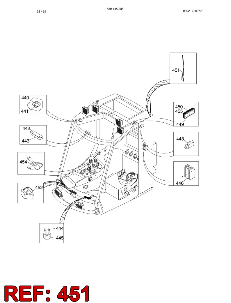 55011779 550 117 79 ANTENNA - Sandvik Technical Drawing