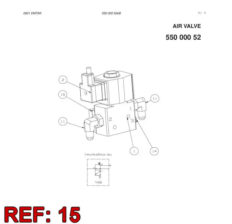 55012145 550 121 45 PLATE - Sandvik Technical Drawing