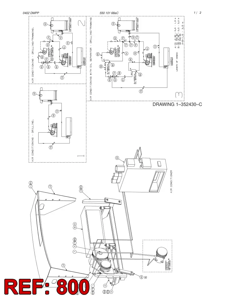 55012476 550 124 76 SET - Sandvik Technical Drawing
