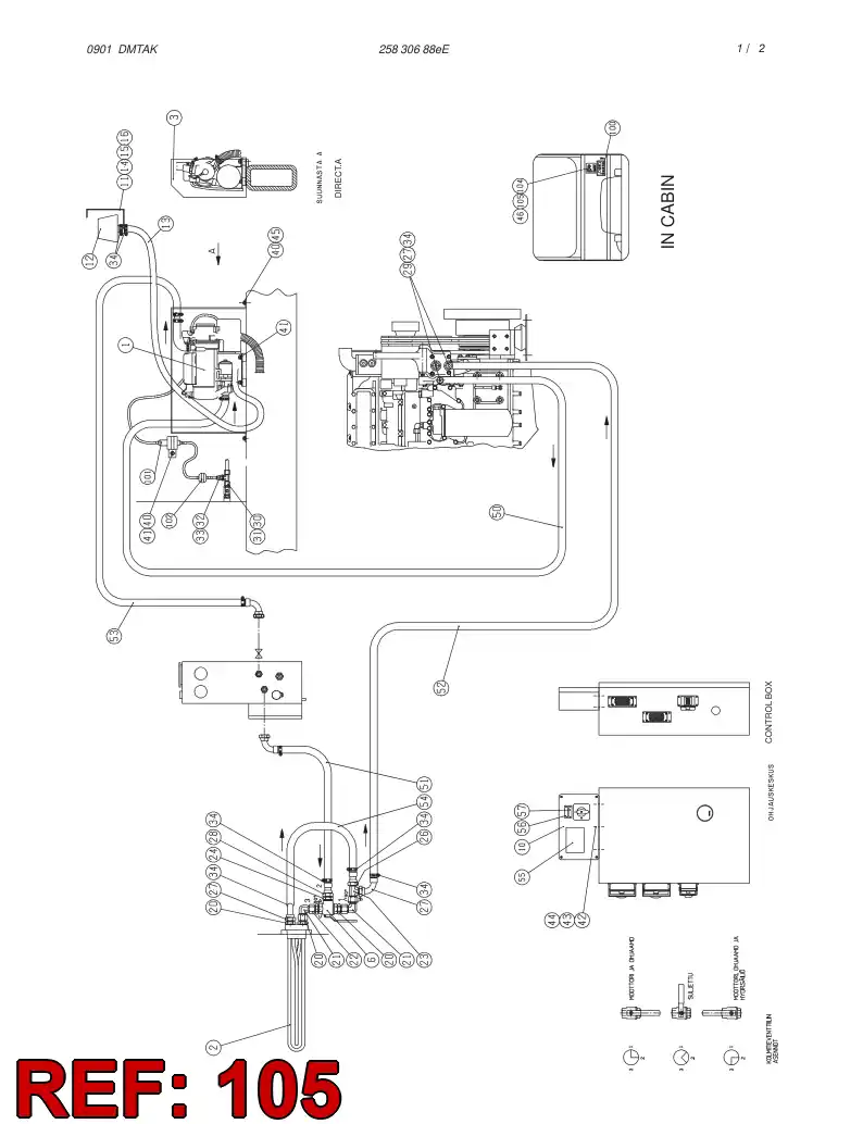 55012545 550 125 45 SIGN - Sandvik Technical Drawing