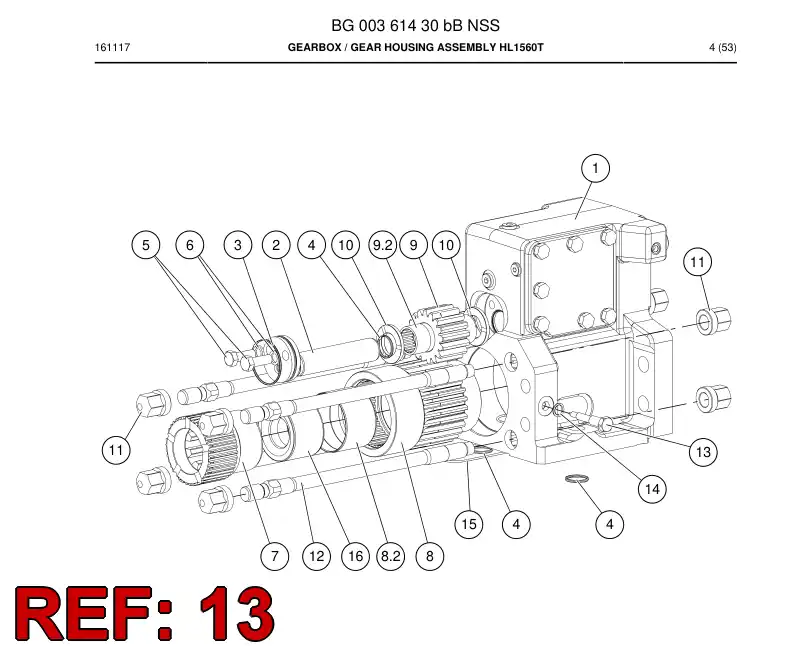 55012600a 550 126 00a Retainer screw (with head) - Sandvik Technical Drawing