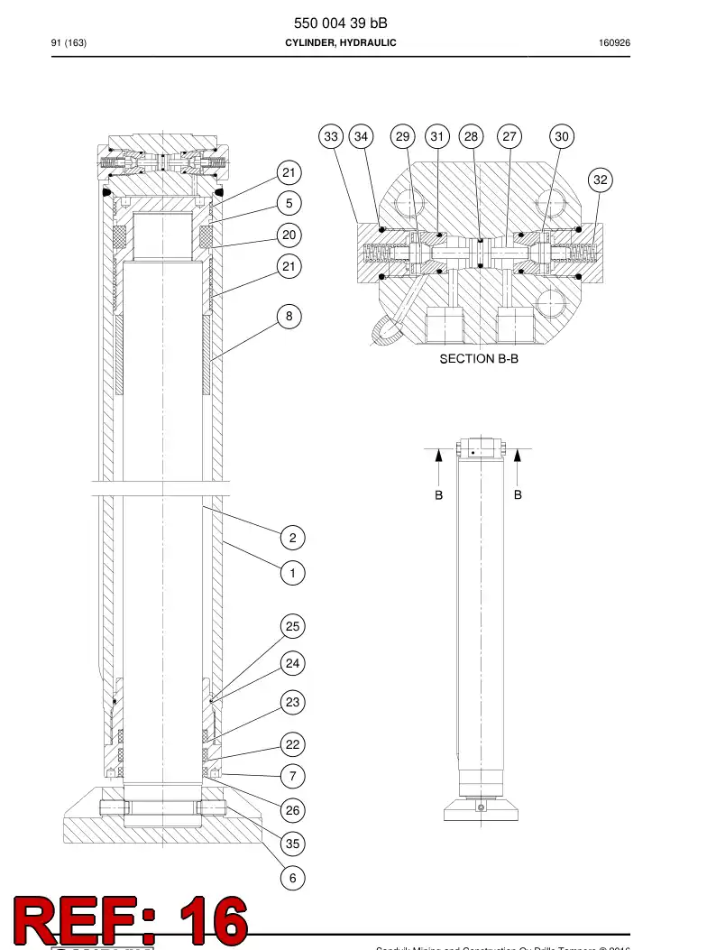 55012906a 550 129 06a O-Ring - Sandvik Technical Drawing