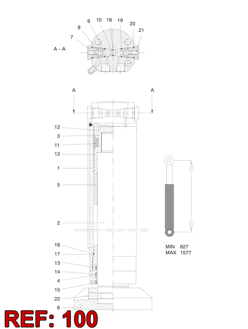 55012911 550 129 11 SEAL KIT - Sandvik Technical Drawing