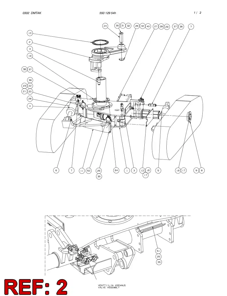 55012975 550 129 75 BUSHINGS - Sandvik Technical Drawing
