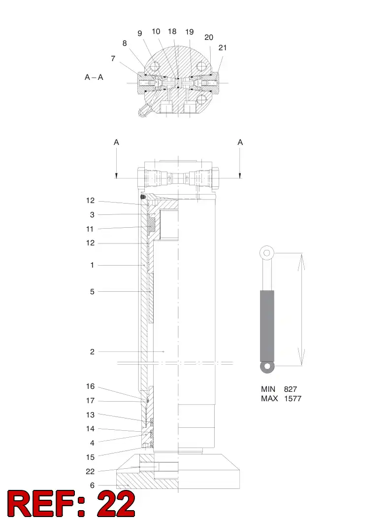 55012985 550 129 85 HEXAGON SOCKET SET SCREW - Sandvik Technical Drawing
