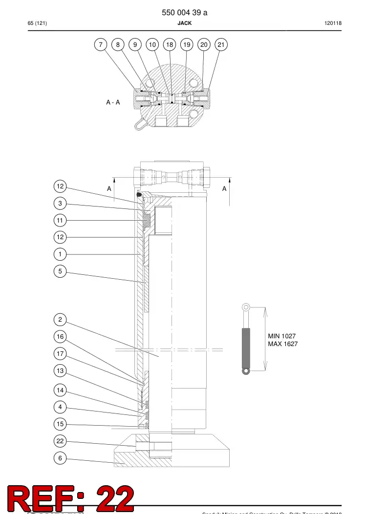55012985c 550 129 85c Hexagon socket set screw - Sandvik Technical Drawing