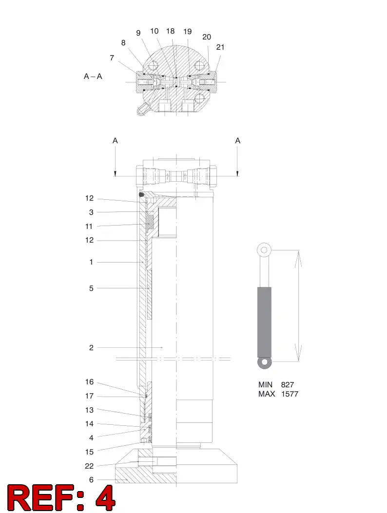55013078 550 130 78 GUIDE - Sandvik Technical Drawing