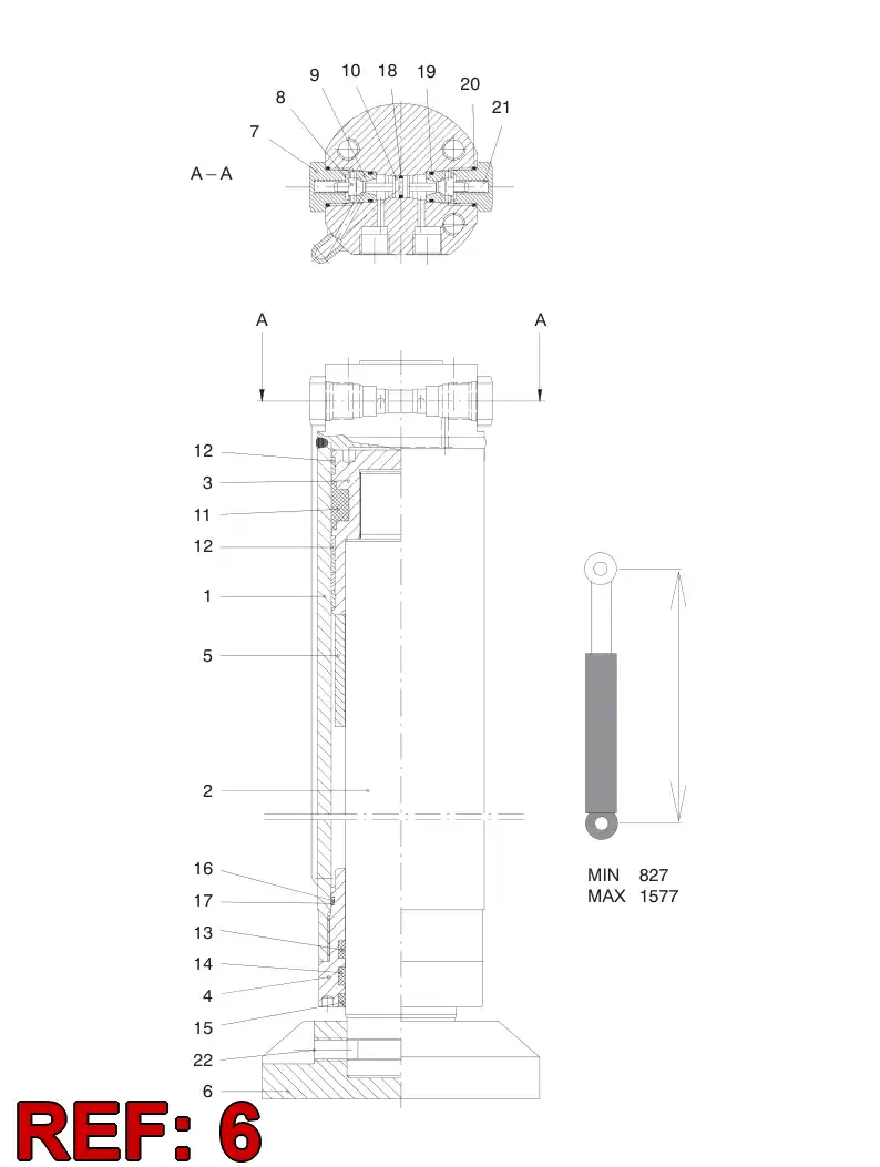 55013087 550 130 87 PLATE - Sandvik Technical Drawing