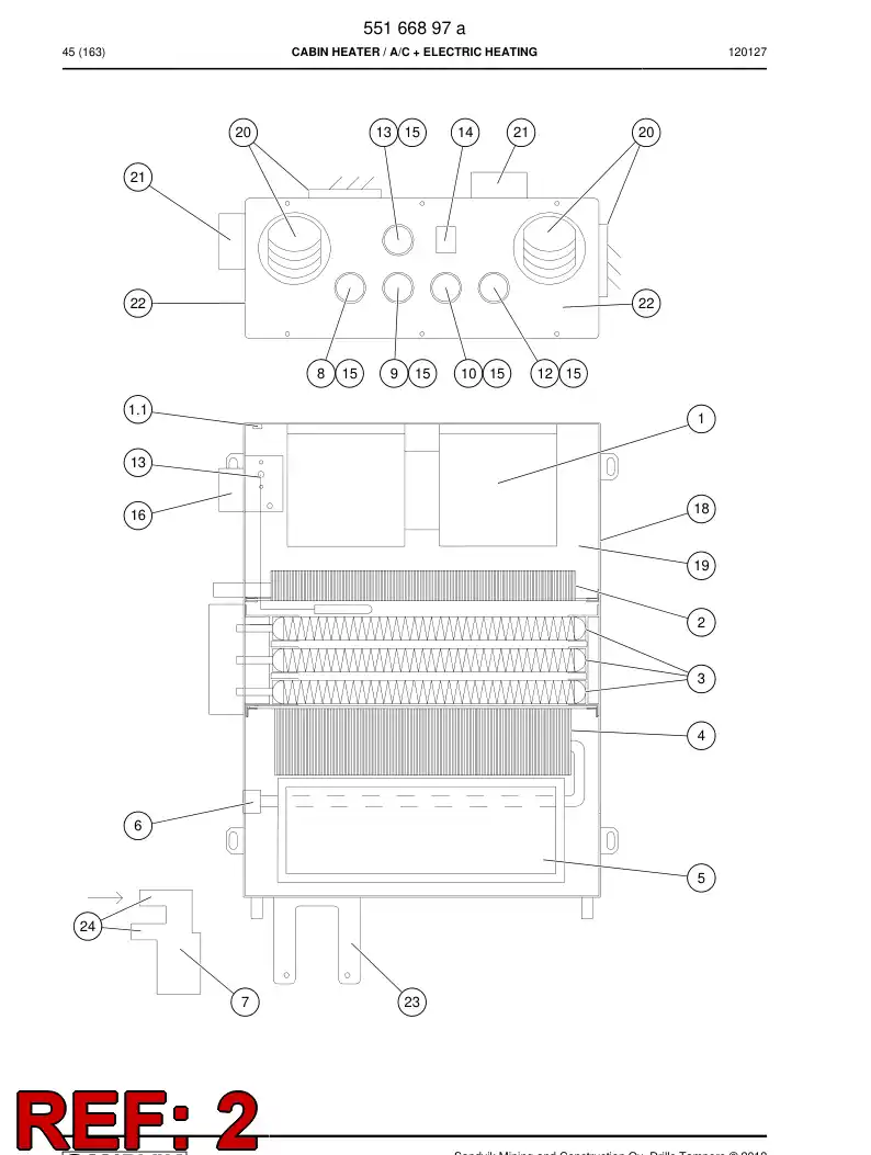 55013142 550 131 42 CELDA - Sandvik Technical Drawing
