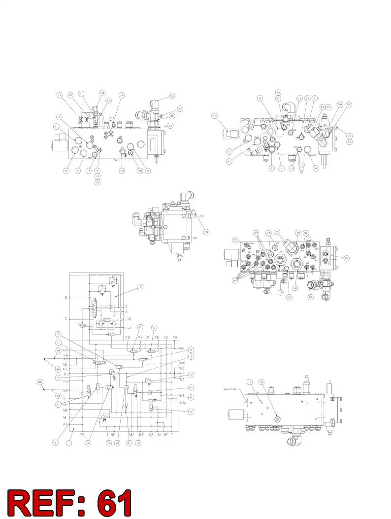 55013198 550 131 98 PLUG - Sandvik Technical Drawing