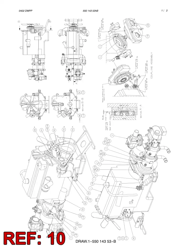 55013266 550 132 66 GEAR - Sandvik Technical Drawing