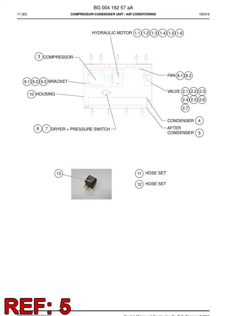 55013271 550 132 71 CELL - Sandvik Technical Drawing
