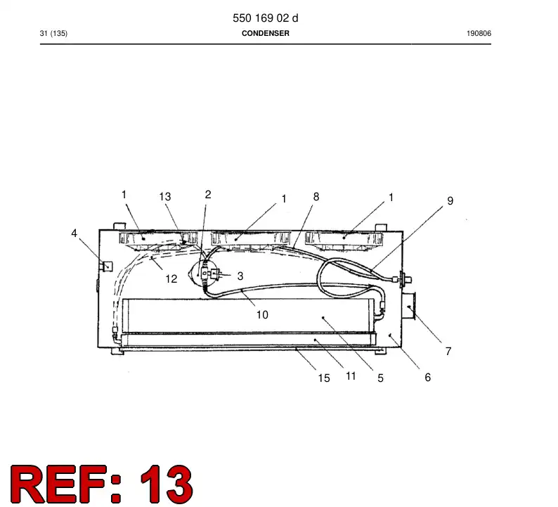55013273 550 132 73 HOSE - Sandvik Technical Drawing