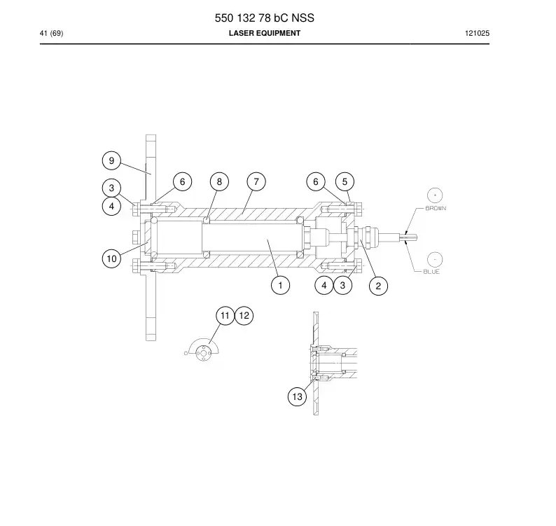 55013278c 550 132 78c Laser Equipment - Sandvik Technical Drawing
