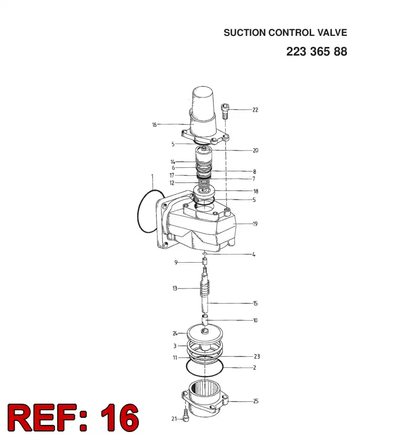 55013339 550 133 39 Housing, Spring - Sandvik Technical Drawing