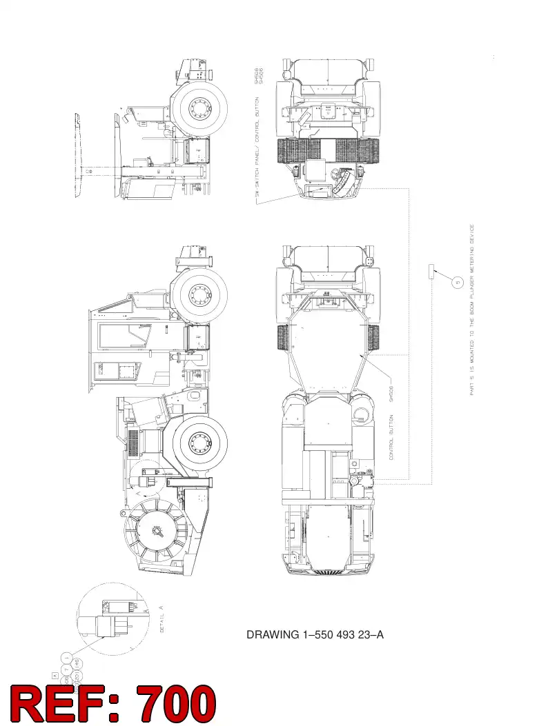 55013437 550 134 37 ADDITIONAL EQUIPMENT - Sandvik Technical Drawing