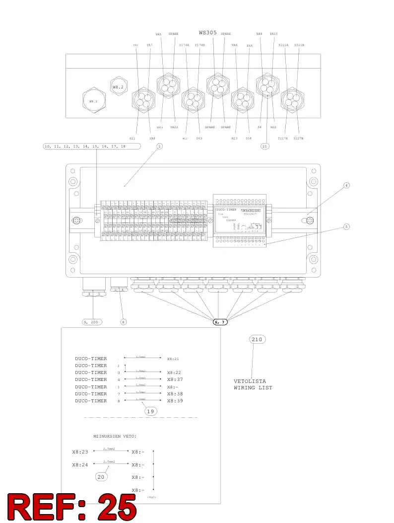 55013696 550 136 96 CABLE ASSEMBLY - Sandvik Technical Drawing