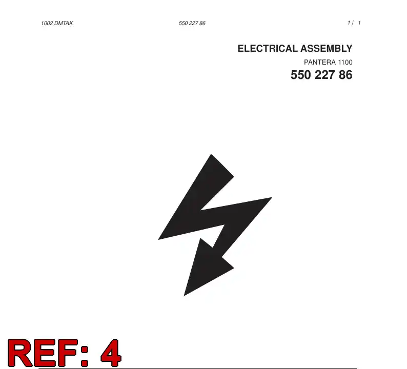 55013779 550 137 79 CABLE ASSEMBLY - Sandvik Technical Drawing