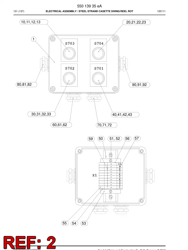 55013930 550 139 30 Dimensioning drawing - Sandvik Technical Drawing