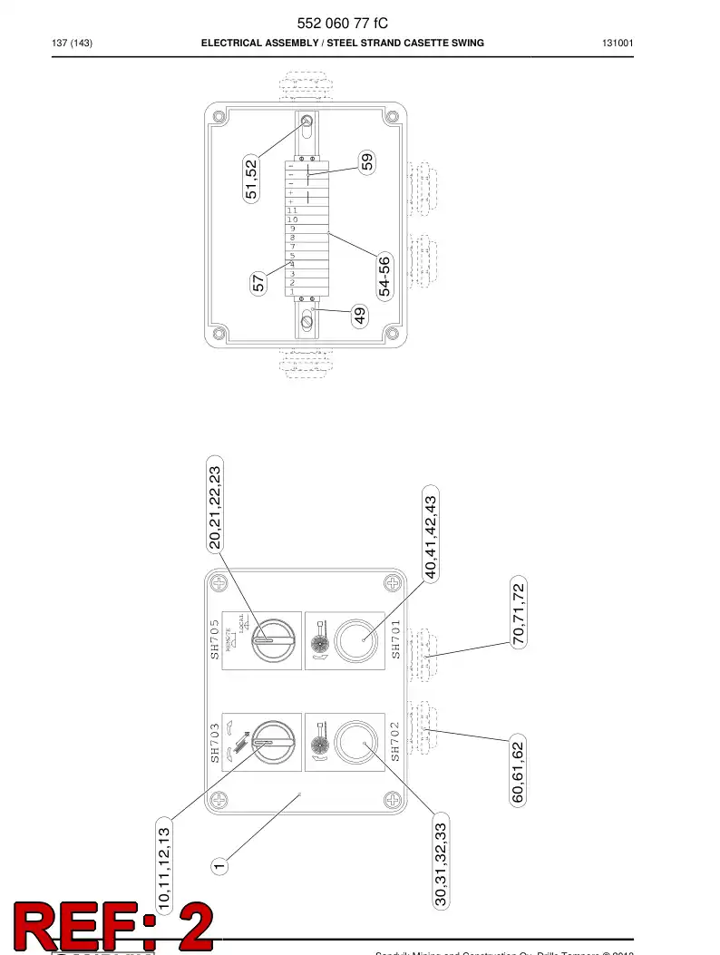 55013930a 550 139 30a Drawing, Dimensioned - Sandvik Technical Drawing