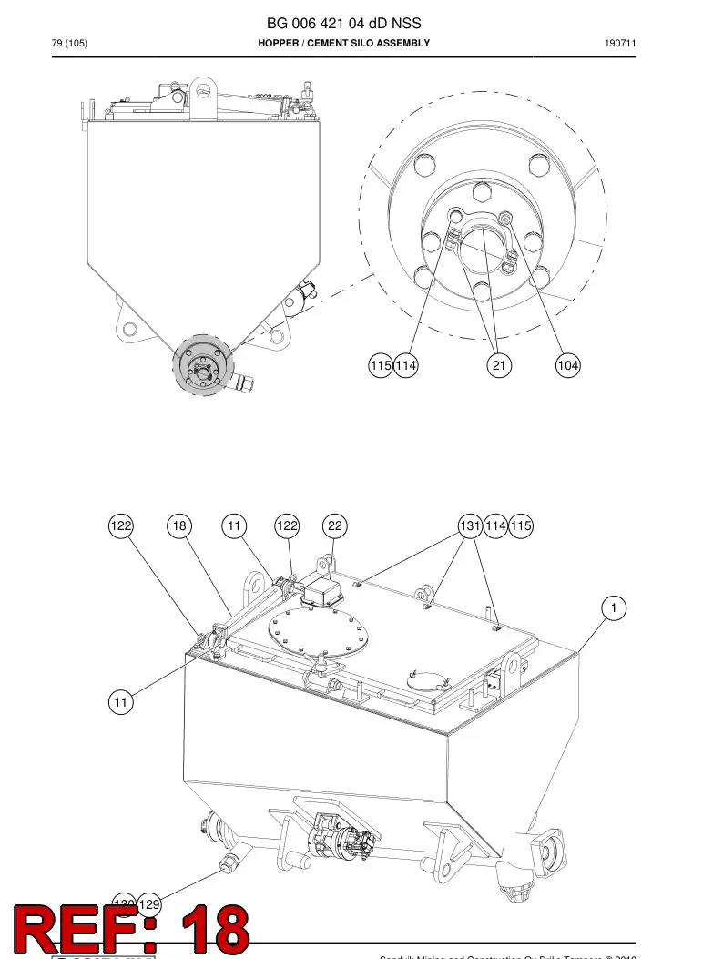 55013980h 550 139 80h Cylinder - Sandvik Technical Drawing